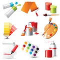 Artists supplies Royalty Free Stock Photo