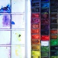 Artists watercolour paints