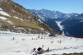 Artouste ski resort in the French Pyrenees