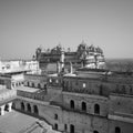 Arts and architecture in Orchha Palace, India Royalty Free Stock Photo