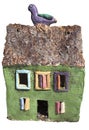 Arts and Crafts Ceramic Birdhouse