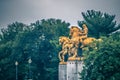 The Arts of War Statues at the Arlington Memorial Bridge - Washington D.C. Royalty Free Stock Photo