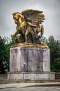 The Arts of War Statues at the Arlington Memorial Bridge - Washington D.C. Royalty Free Stock Photo