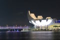 ArtScience Museum and Helix Bridge Singapore