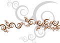 Artsy Swirls Swoosh Royalty Free Stock Photo