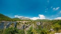 Artuby Bridge And Panorama Of The Verdon Gorge In France. Royalty Free Stock Photo