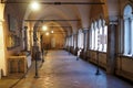 Cloister of the basilica of the Most Holy Savior and of Saints John the Baptist and the Evangelist in the Lateran in Rome