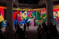 Artwork by Aravani Art Project, titled Diaspora at the Arsenale during the 60th International Art exhibition of Venice biennale