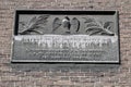 Artwork On The Back Of The Duif Church At Amsterdam The Netherlands 30-3-2012 Royalty Free Stock Photo