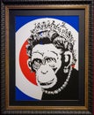 Banksy, Monkey Queen, 2003. Art by Banksy, anonymous English Street graffiti artist