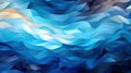 Ethereal Symphony: Cellular Automata in Blue and White