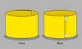 Blank Yellow Armband Captain Template