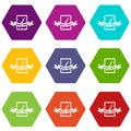 Artwork icons set 9