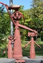 Artwork made by waste iron material