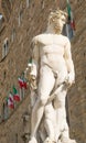 The artwork in the Piazza della Signoria in Florence Royalty Free Stock Photo