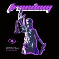 Artwork streetwear style with title "Freedom"