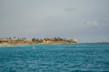 Aruba coastline and harbor