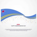 Aruba Happy independence day Background Royalty Free Stock Photo