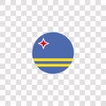 aruba icon sign and symbol. aruba color icon for website design and mobile app development. Simple Element from countrys flags