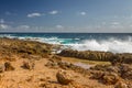 Aruba Landscape in the Atlantic Side Royalty Free Stock Photo