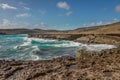 Aruba Landscape in the Atlantic Side Royalty Free Stock Photo