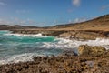 Aruba Landscape in the Atlantic Side Royalty Free Stock Photo