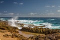 Aruba Landscape in the Atlantic Side Royalty Free Stock Photo