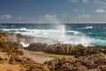 Aruba Landscape in the Atlantic Side Royalty Free Stock Photo