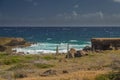 Aruba Landscape in the Atlantic Side Royalty Free Stock Photo