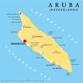 Aruba Political Map