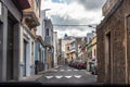 Arucas, Gran Canaria, Spain - Feb 18, 2023: View of Arucas city streets, Gran Canaria, Spain