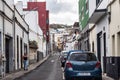 Arucas, Gran Canaria, Spain - Feb 18, 2023: View of Arucas city streets, Gran Canaria, Spain