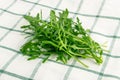 Arugula, Arugula, Ruccola Leaves, Rucola, Eruca or Roquette Salad Royalty Free Stock Photo