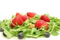 Arugula salad w/berries & nuts