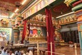 Interior of Arulmigu Manakula Vinayagar Temple in Puducherry, India