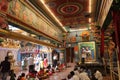 Interior of Arulmigu Manakula Vinayagar Temple in Puducherry, India