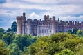 Arundel Castle English old architecture England Royalty Free Stock Photo