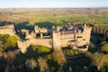 Arundel Castle, Arundel, West Sussex, England, United Kingdom. Bird Eye View Royalty Free Stock Photo