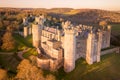 Arundel Castle, Arundel, West Sussex, England, United Kingdom. Bird Eye View Royalty Free Stock Photo