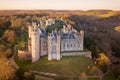 Arundel Castle, Arundel, West Sussex, England, United Kingdom. Bird Eye View Royalty Free Stock Photo