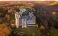 Arundel Castle, Arundel, West Sussex, England, United Kingdom. Bird Eye View Royalty Free Stock Photo