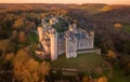 Arundel Castle, Arundel, West Sussex, England, United Kingdom. Bird Eye View Royalty Free Stock Photo