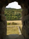 Arutela roman castra - view from the window to the Olt river