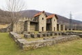 Visiting the Arutela Roman fort ruins Royalty Free Stock Photo