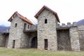 Visiting the Arutela Roman fort ruins Royalty Free Stock Photo