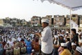 Arvind Kejriwal speaking in an election rally Royalty Free Stock Photo