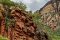 Boattrip on the Blyde River part of the famous Panorama Route in South Africa, from a boat. Royalty Free Stock Photo