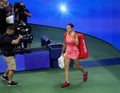 Aryna Sabalenka of Belarus enters Arthur Ashe Stadium before women final match against Coco Gauff of USA at the 2023 US Open