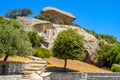 Arzachena, Sardinia, Italy - Prehistoric granite Mushroom Rock - Roccia il Fungo - of neolith Nuragic period, symbol of Arzachena