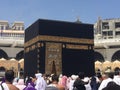Huge crowd of pilgrims in Mecca - Islamic sacred site - Religious trip in Makkah